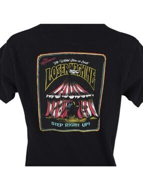 Loser Machine T Shirt Mens Size Small Black Circus Tent Step Right Up